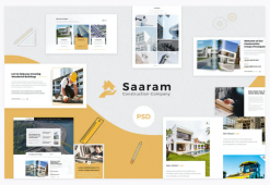 Saaram - Construction PSD Template