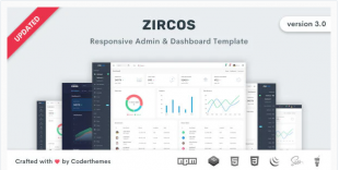 Zircos - Bootstrap4 Admin Dashboard